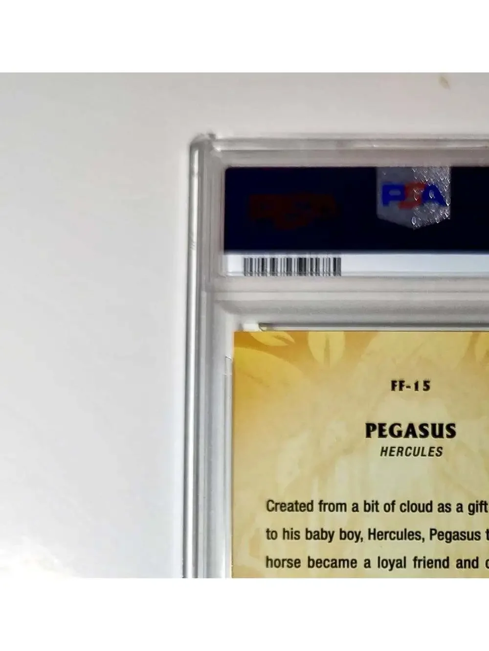 Pegasus 2025 Topps Disney #FF-15 Furry Friends Card Hercules PSA 9 Mint